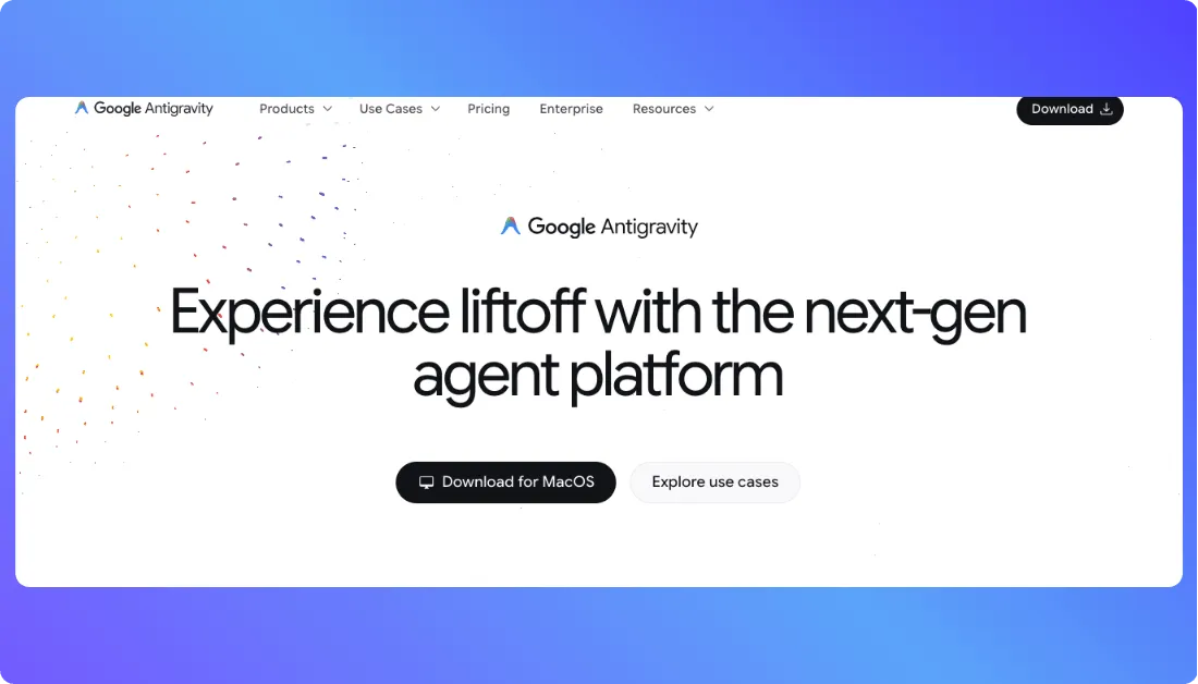 Google Antigravity Hokme page