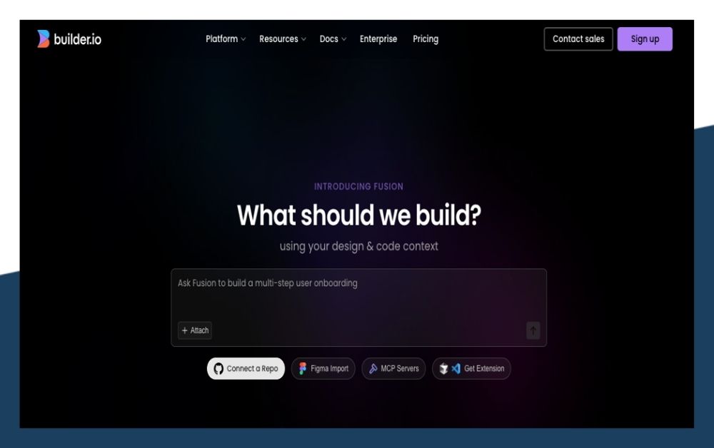Builder.io Home Page