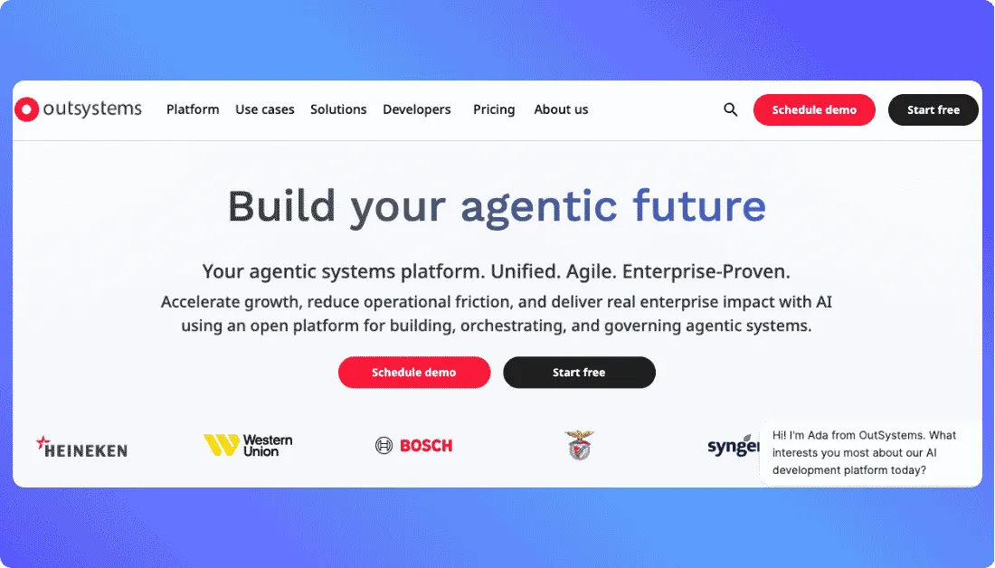 OutSystems Home Page