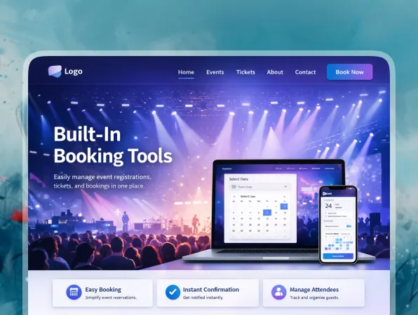 Built-In Registration & Ticketing