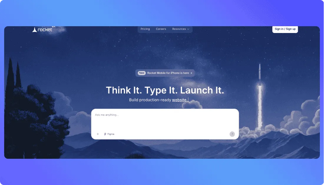 RocketNew Home Page