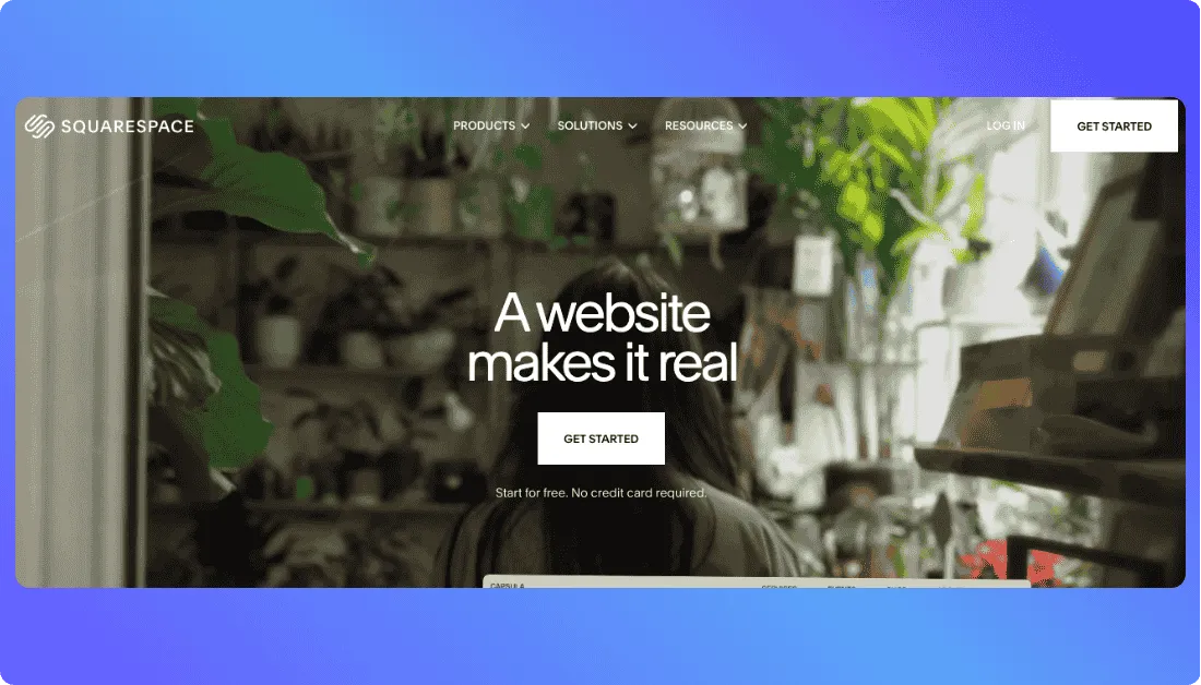 Squarespace Home Page