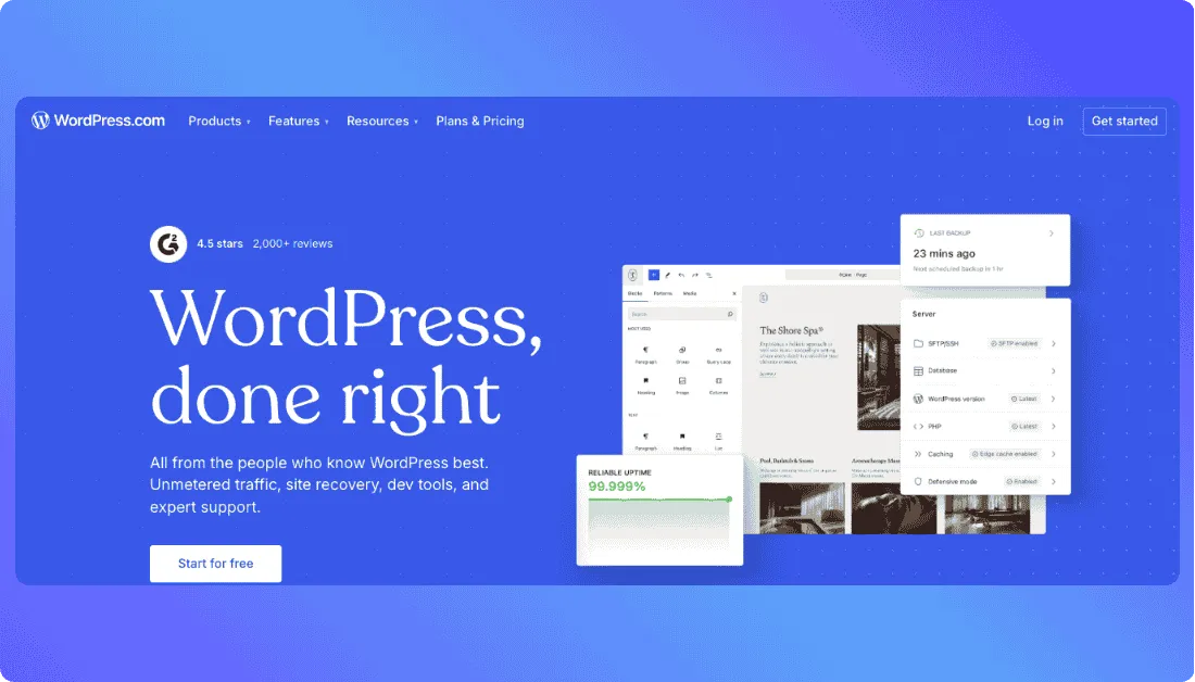 Wordpress Home Page