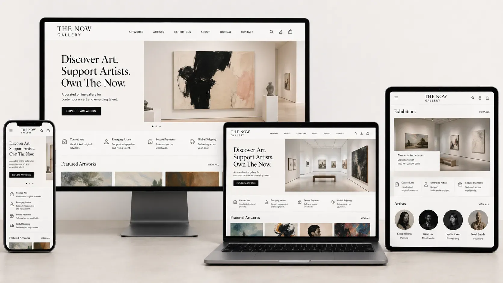 Artist Website Builder
