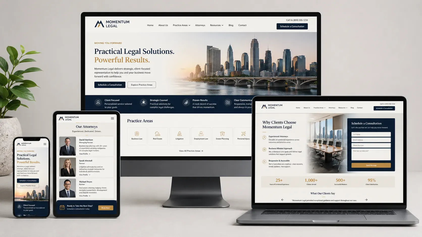 Law Firm Website Builder