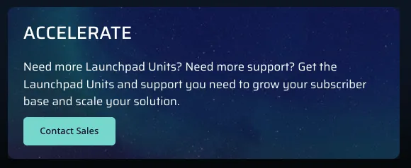 Launchpad.io Accelerate plan