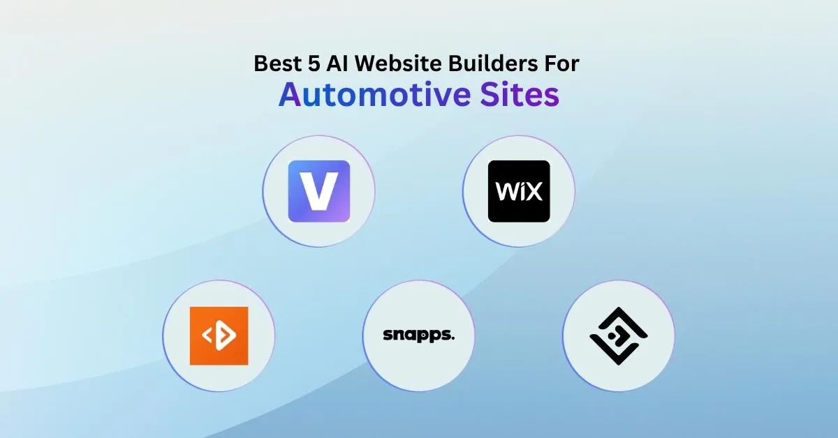 Best AI website builders for automotive sites