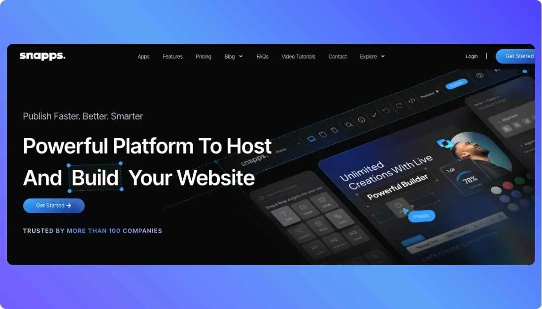 Snapps ai home page