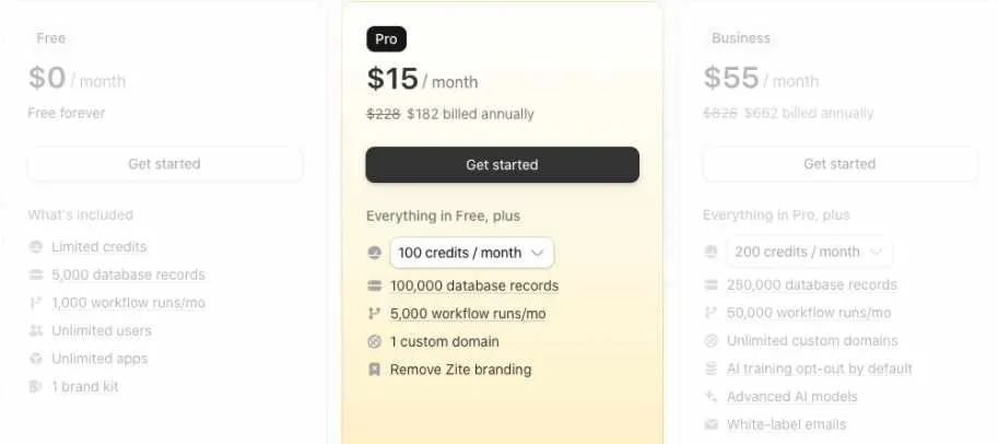 Zite Pro Plan