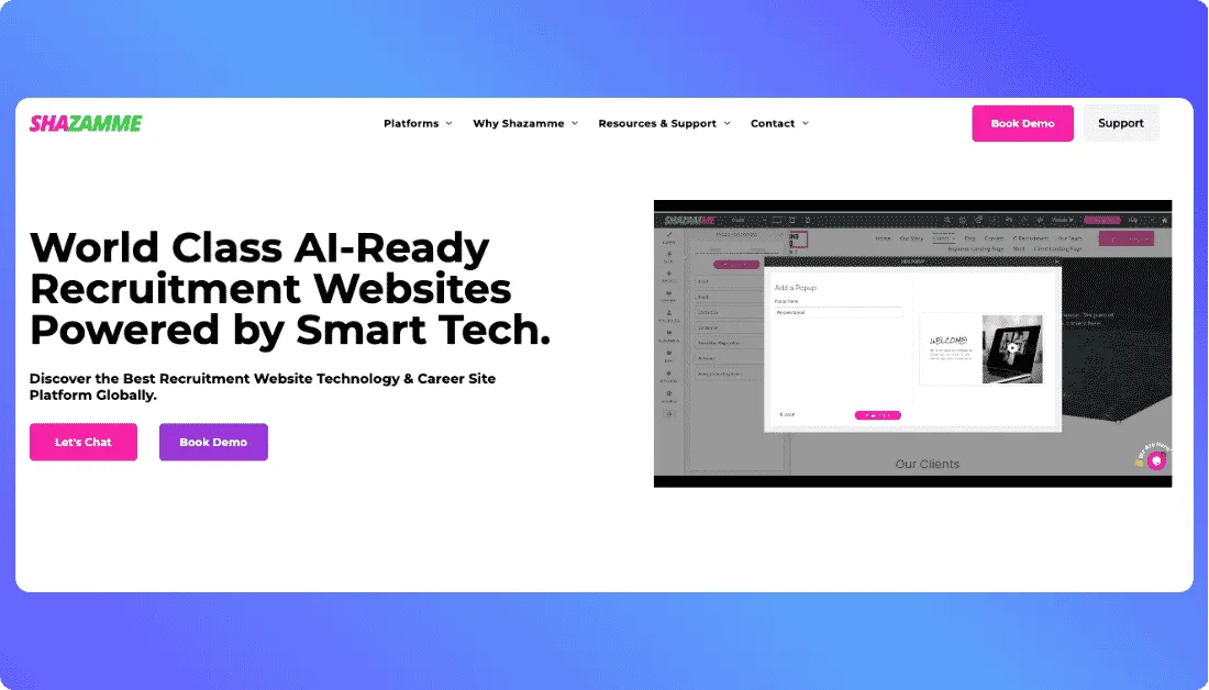 Shazamme Home Page