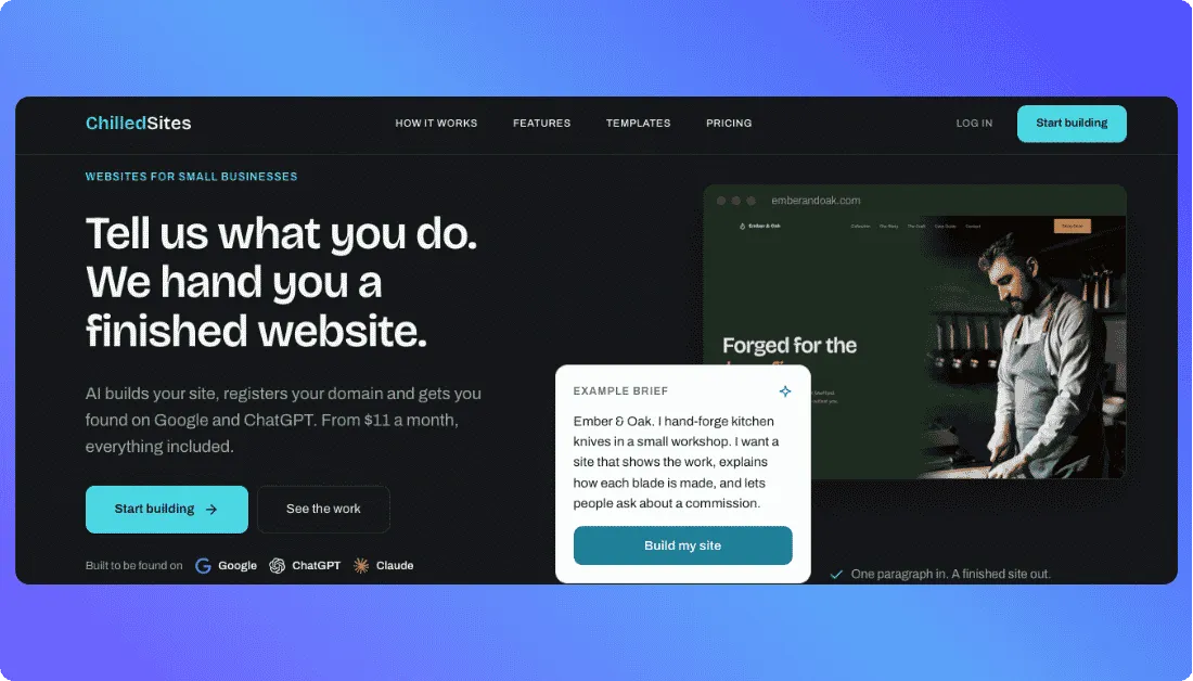 ChilledSites Home Page