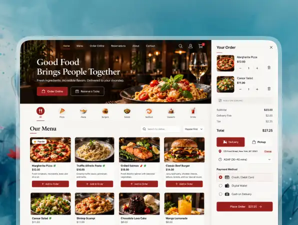 Online Ordering and Payments