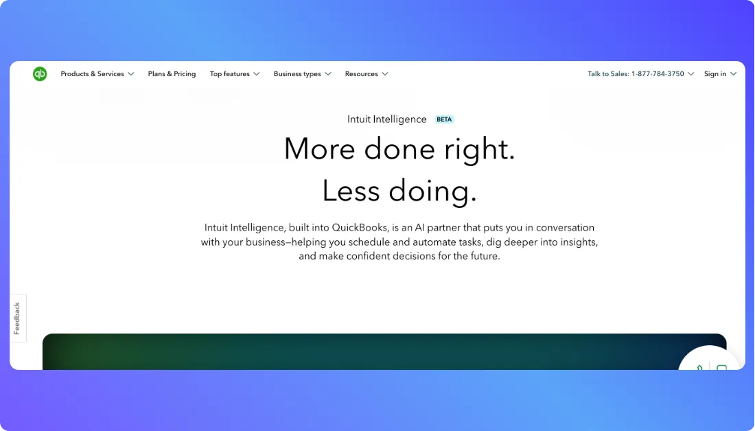 QuickBooks Home Page